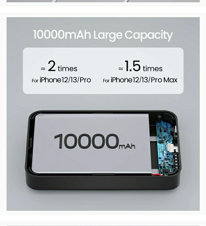 Magnetic wireless power bank - photo 4