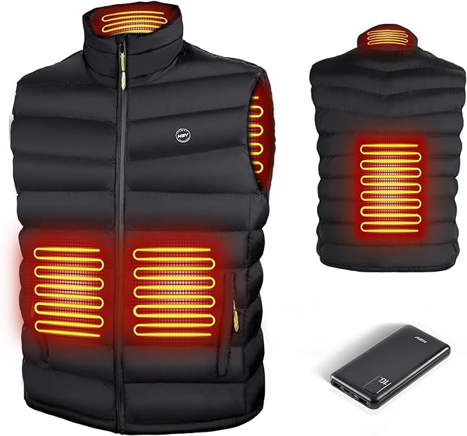 BNIB  Mens or Womens - Heated Vest with 10,000 mAh Battery