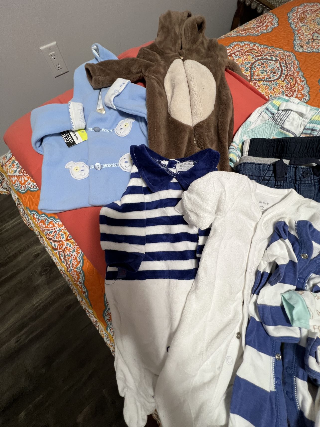 Newborn to 3 months boy clothes - photo 3