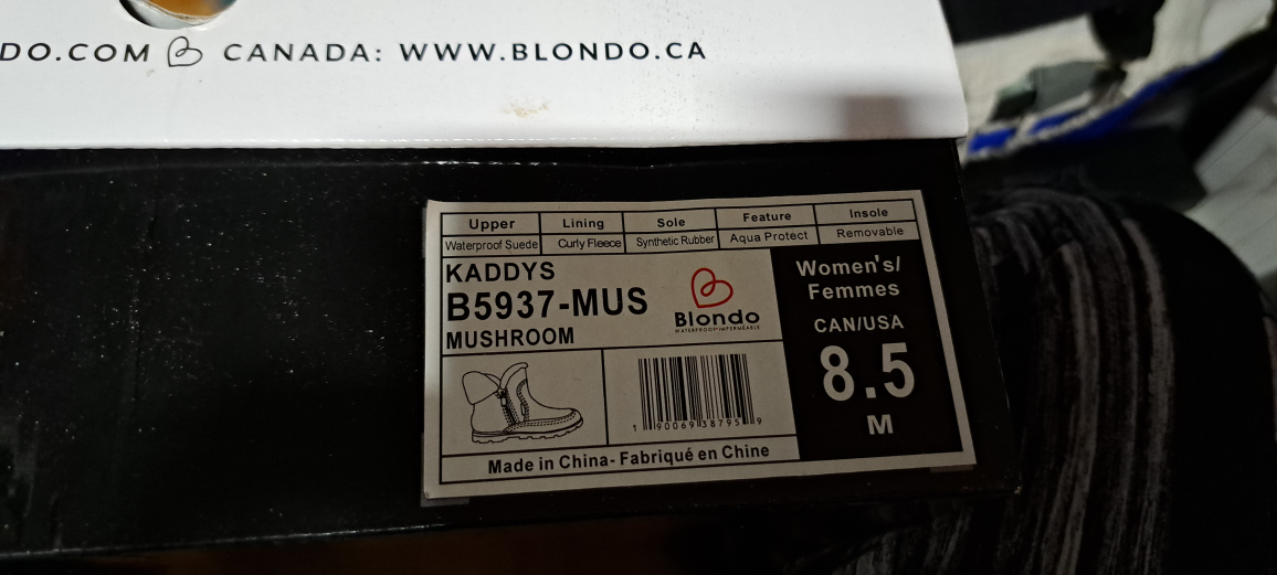 Blondo winter boots beige/mushroom size 8.5 image indicator(6)