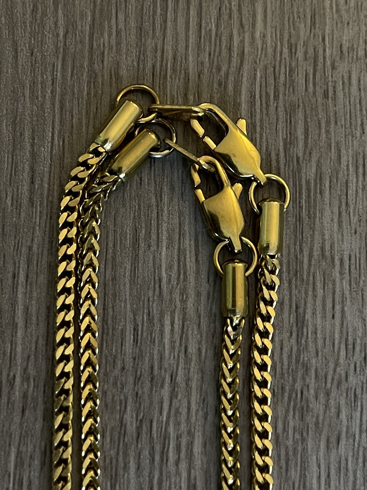 Franco box 18k gold plated chain combo thumbnail