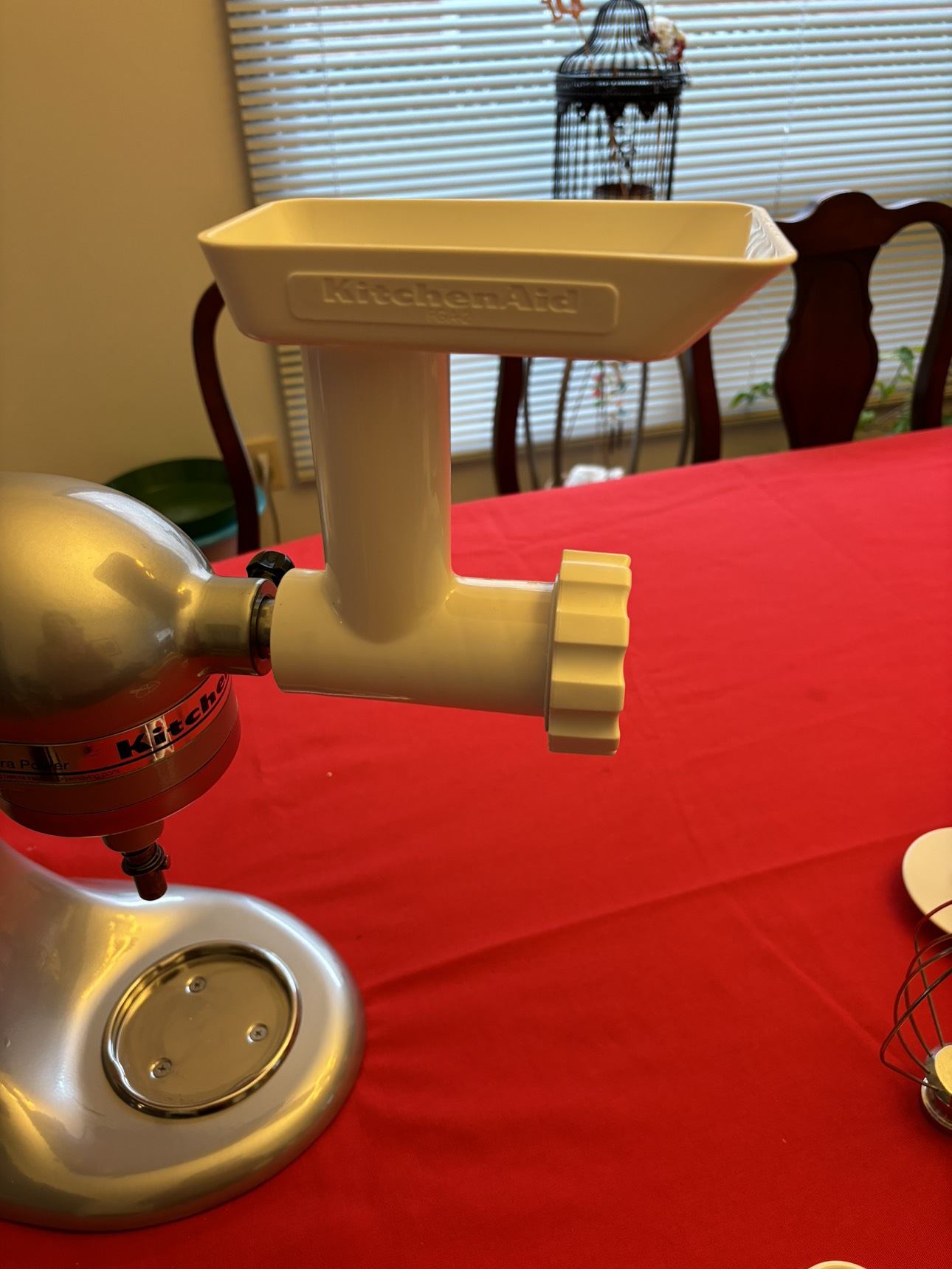 Kitchen Aid Plastic Meat Grinder Attachment image indicator(4)