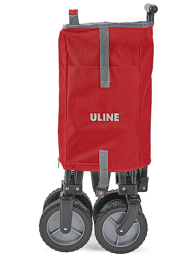 Unboxing a brand-new red wagon from Uline - photo 4