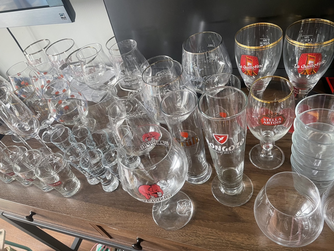 Beer glasses