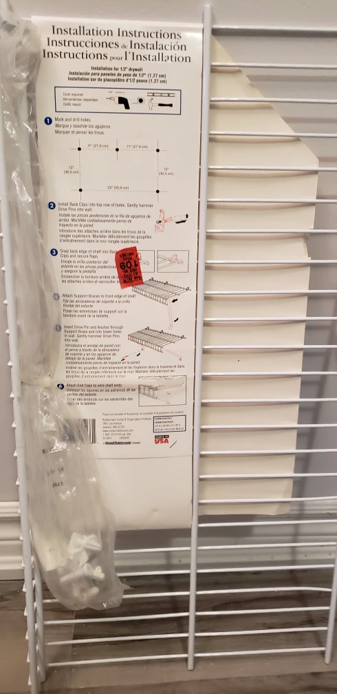 RUBBERMAID Shelf Kit image indicator(3)