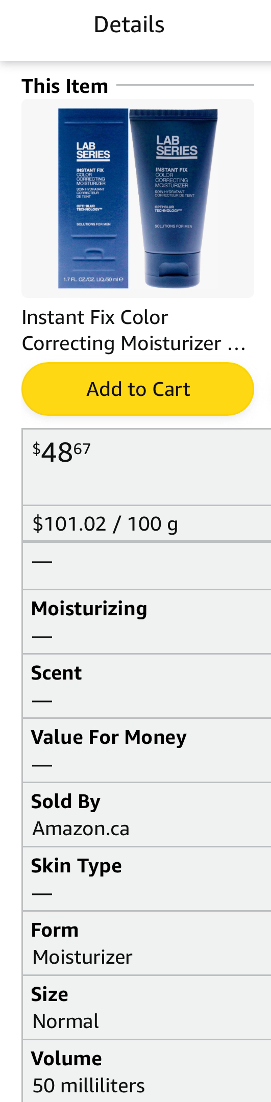 Lab Series Instant Fix Color Correcting Moisturizer image indicator(2)