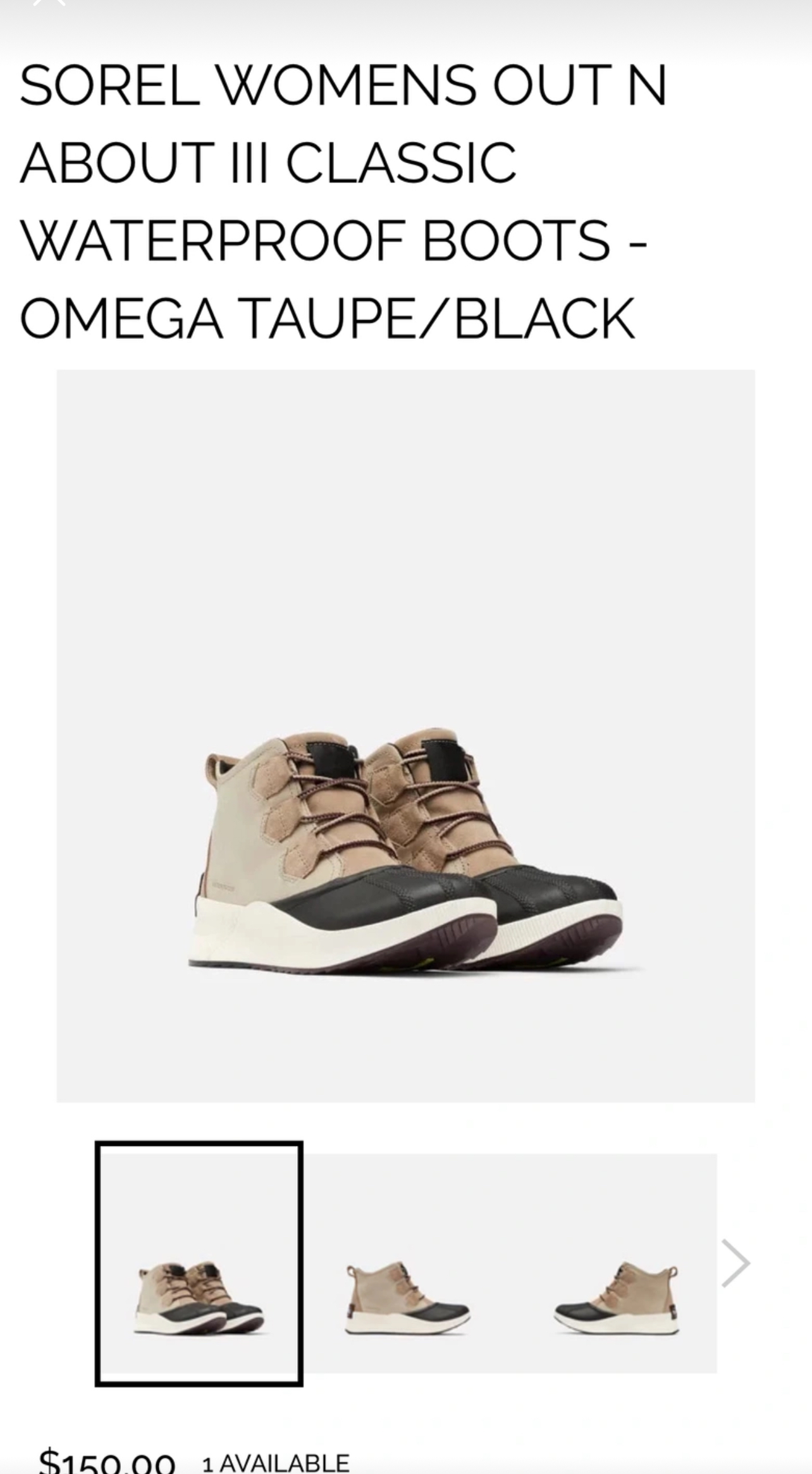 SOREL WATERPROOF Classic Boots image indicator(4)