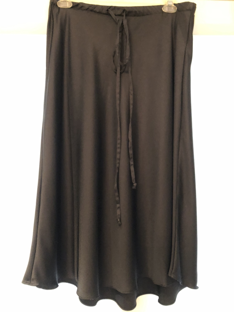 Zara satin midi skirt thumbnail