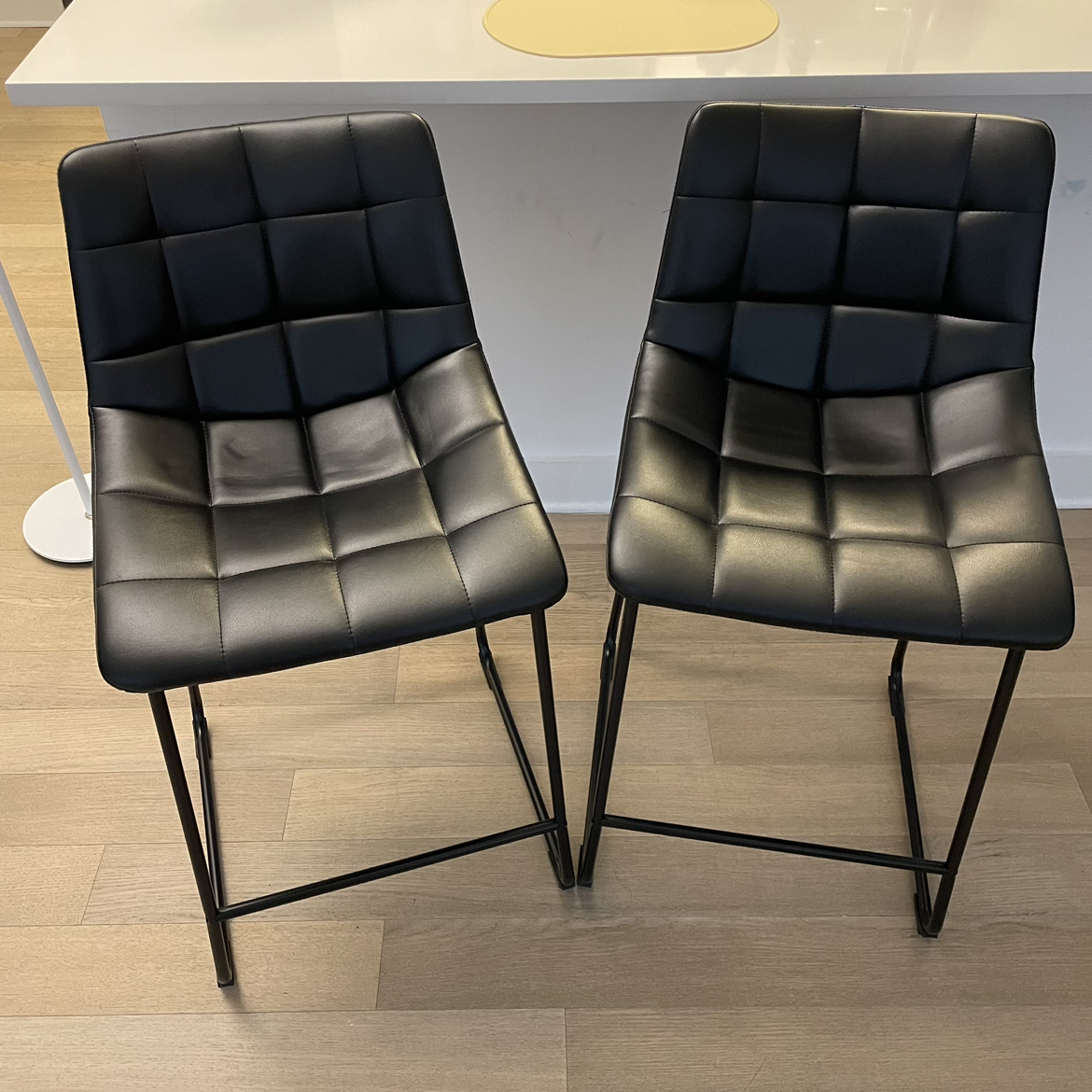 Two counter stools (25”)