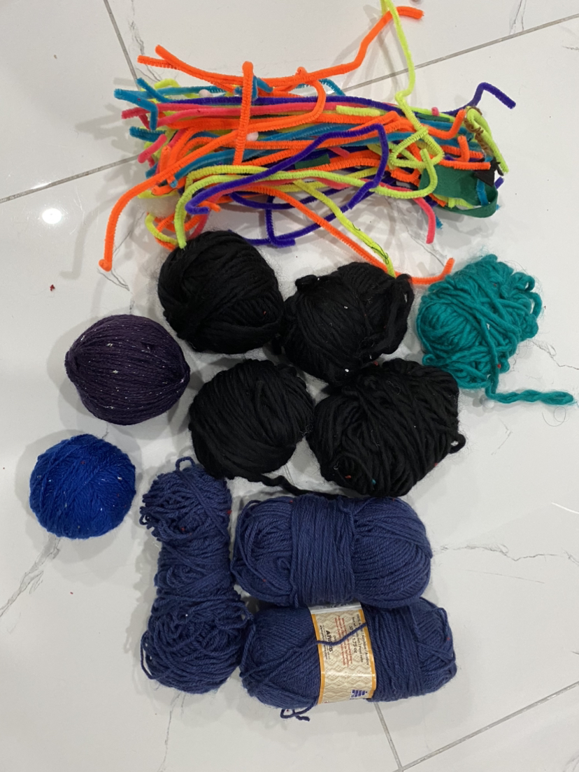 Wool / craft supplies pipe cleaners