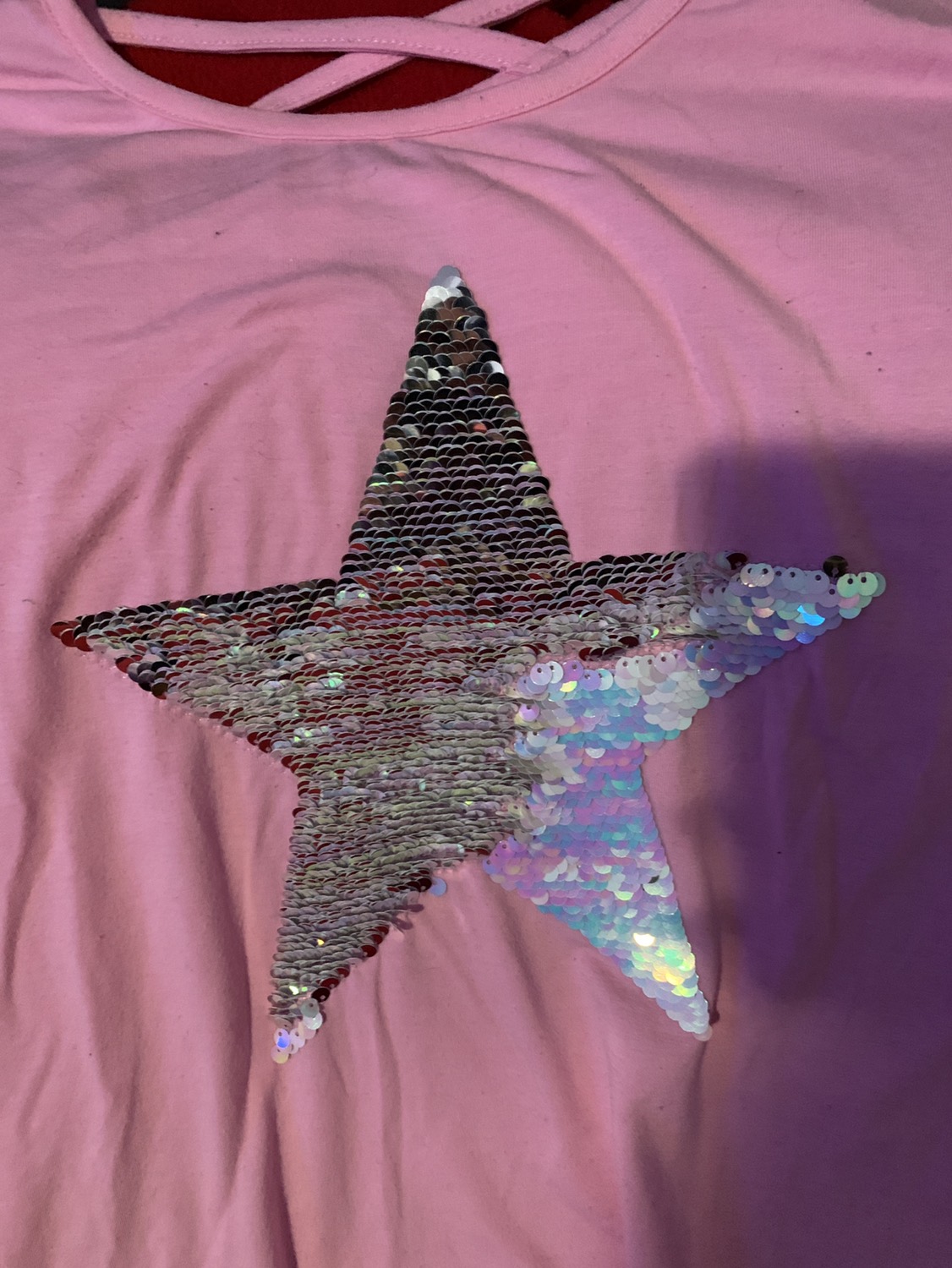 Kids pink start shirt image indicator(2)