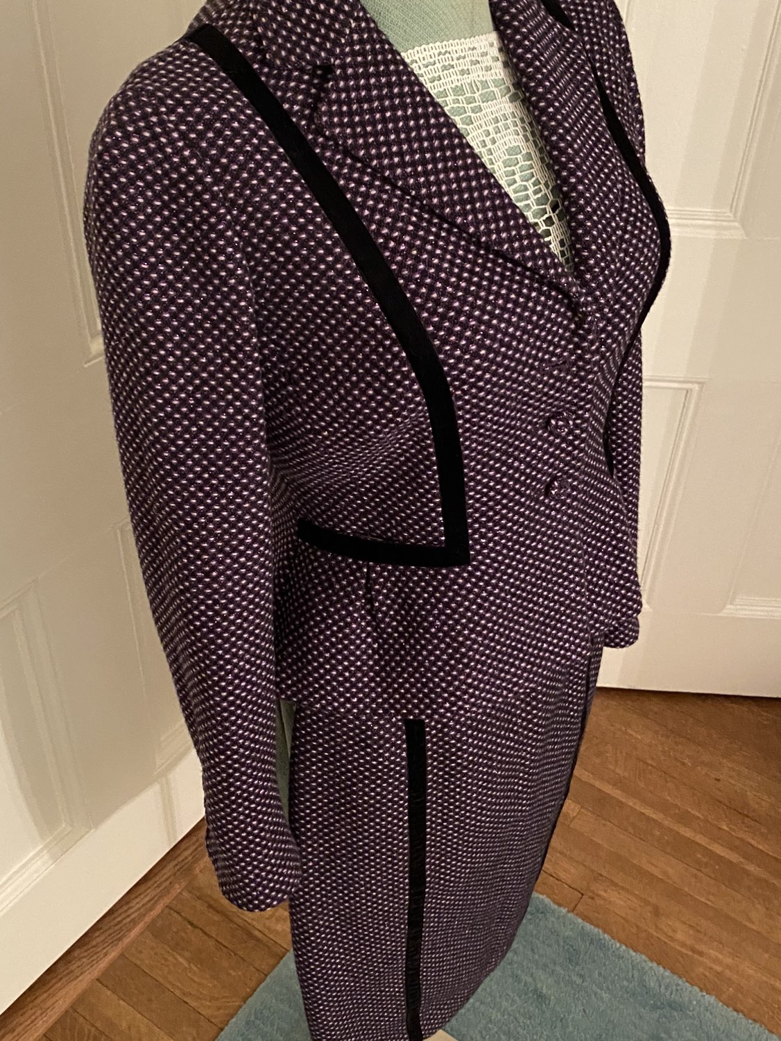Nine West Ladies Purple Suit (blazer/skirt) Sz. 2 image indicator(2)