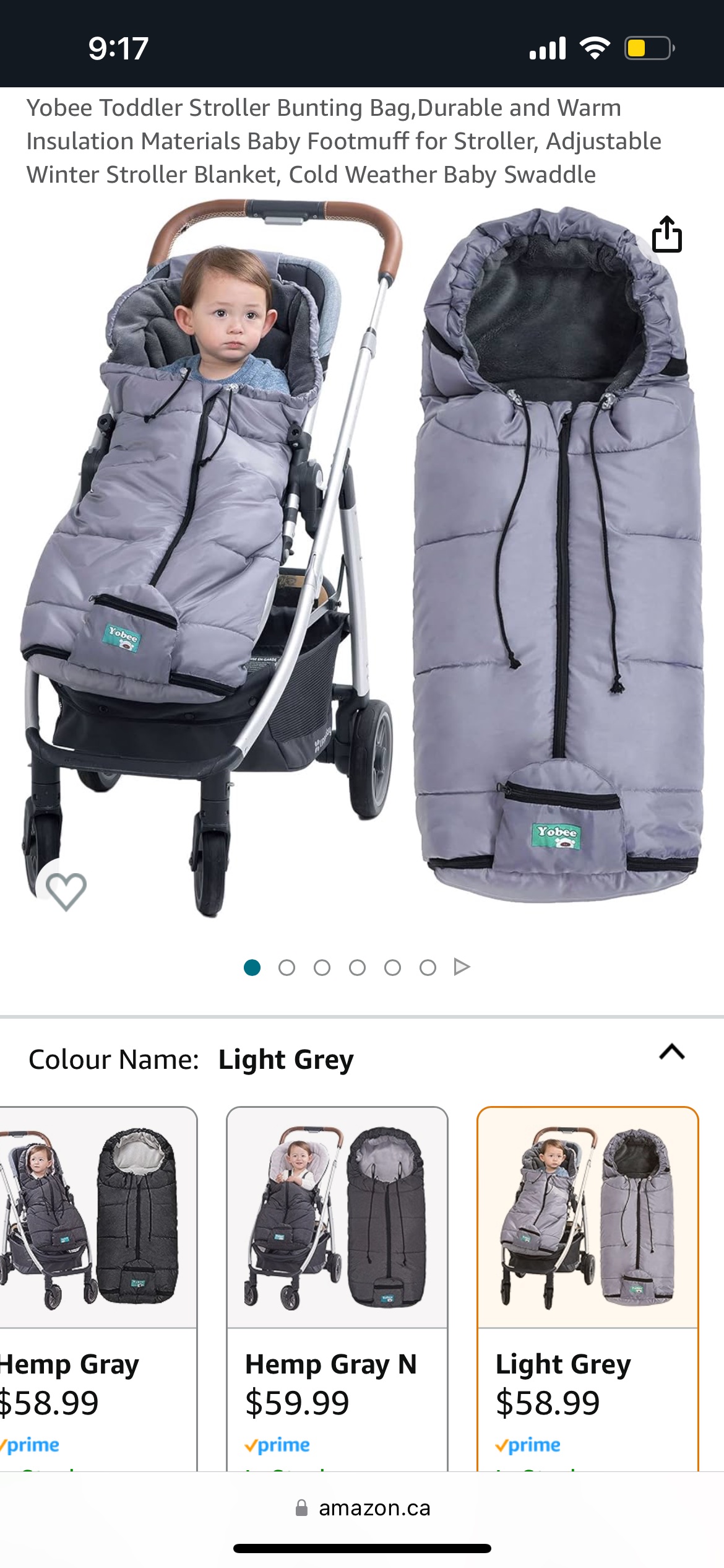 Stroller footmuff image indicator(3)