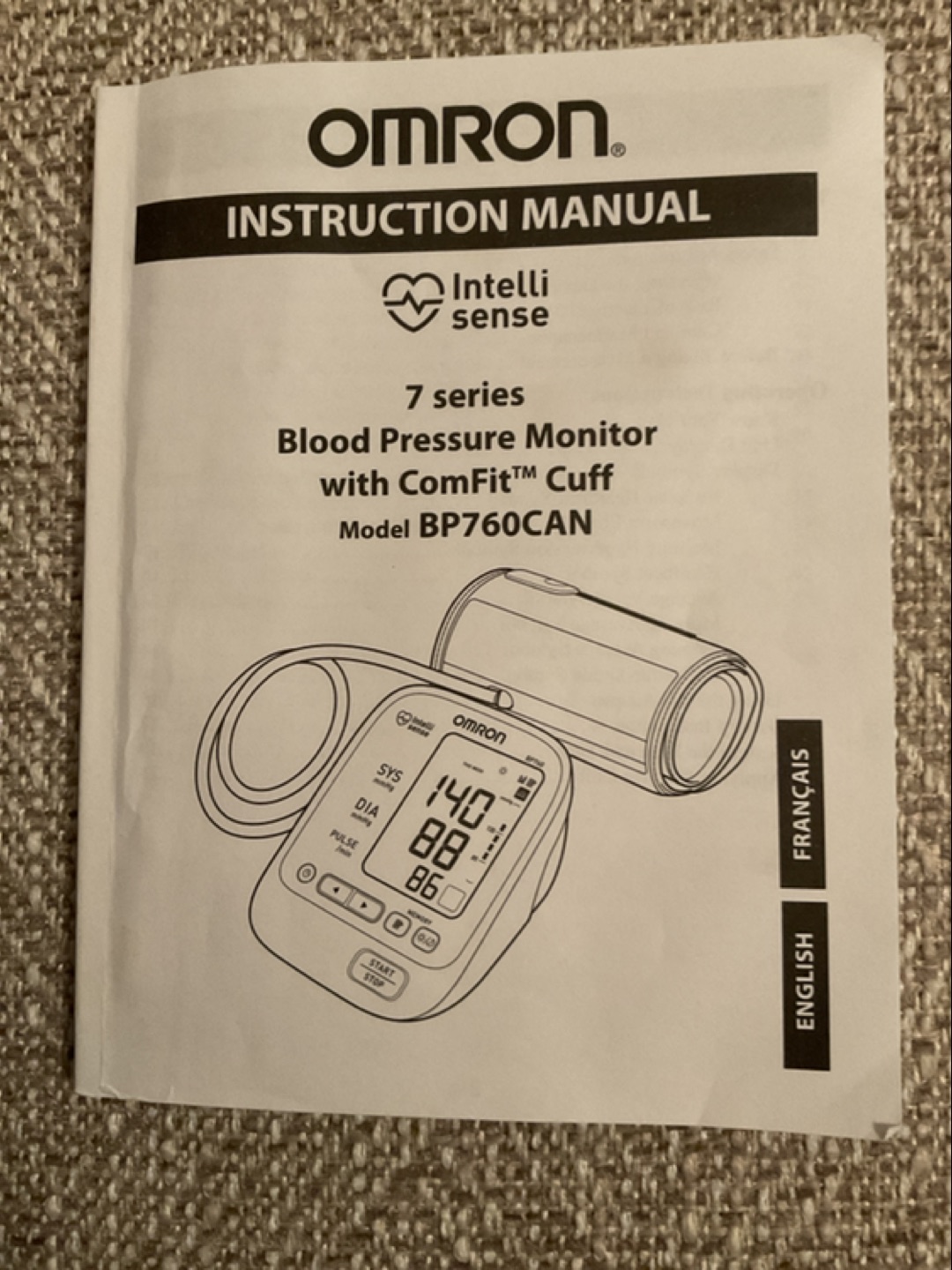 Deluxe Blood Pressure Monitor w/ ComFit Cuff & Carrying Case - photo 2
