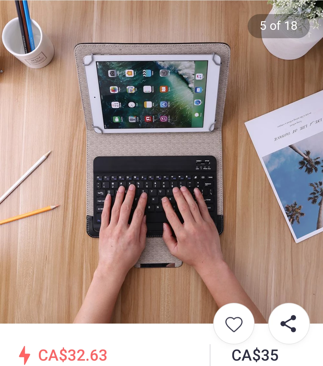 NEW!   10.1 inch Magnetic Case and Keyboard image indicator(9)