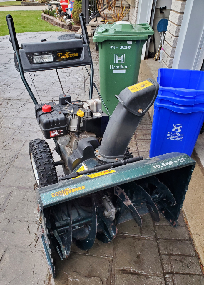 Snowblower 29" 10.5hp
