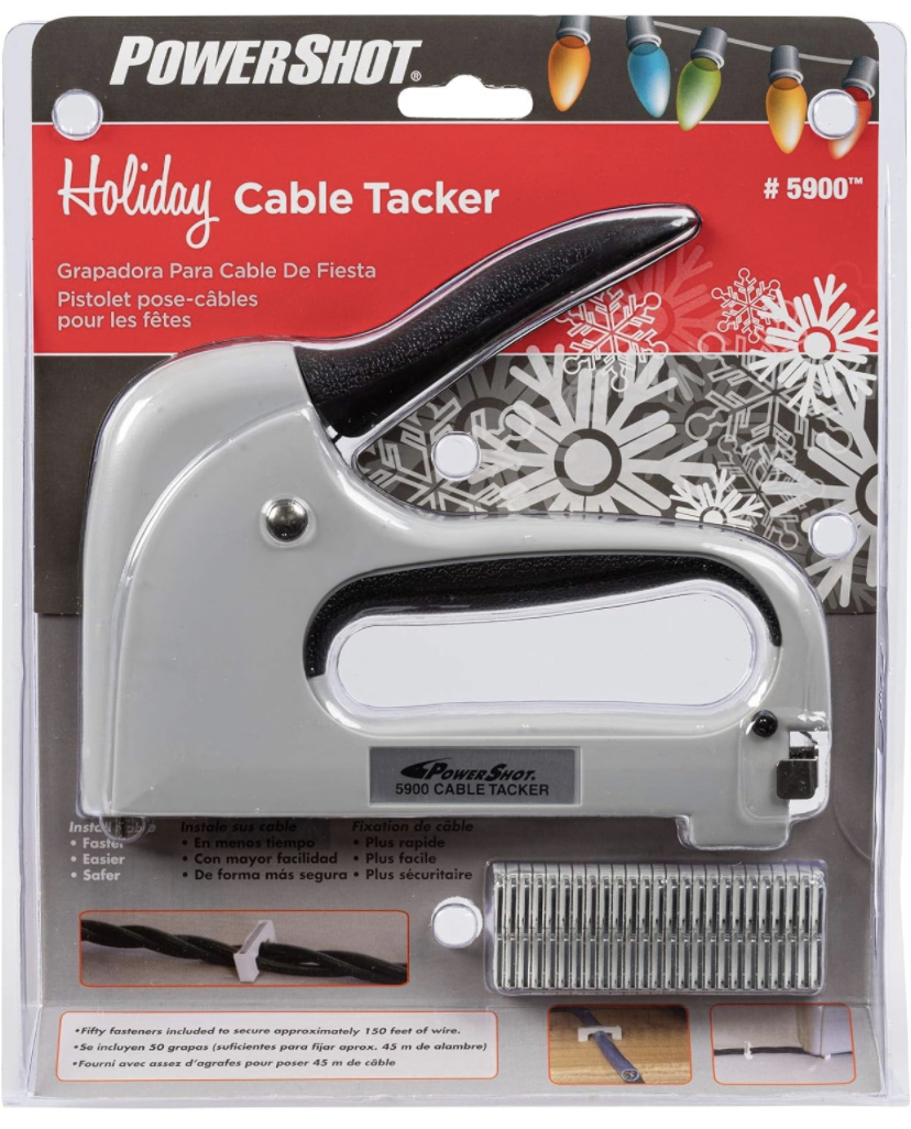 Arrow PowerShot Fastener Holiday Wire and Cable Tacker