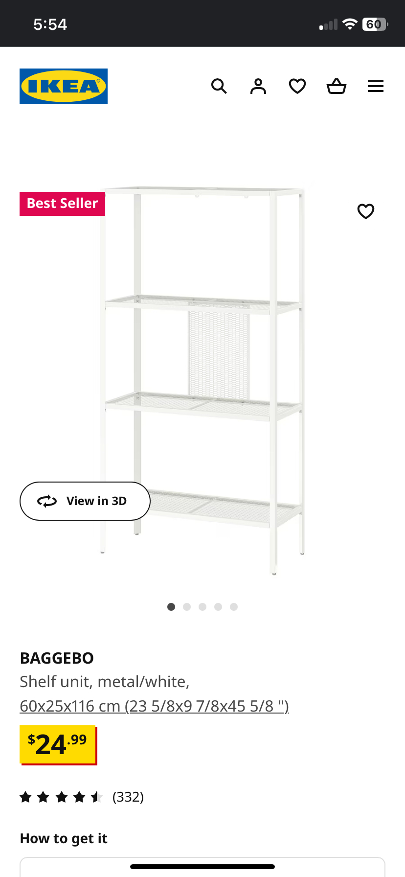 Ikea baggebo shelf unit - photo 2