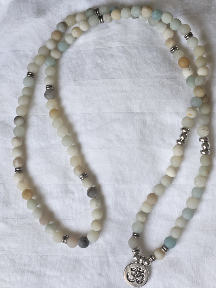 Beaded Necklace Semi-Precious Gem Stones Hand Knotted - photo 2