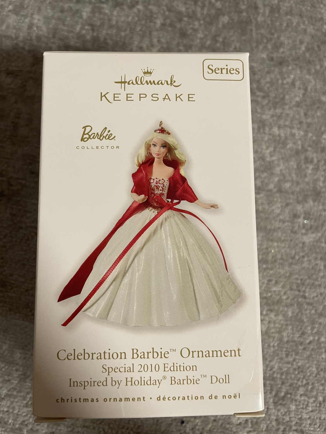 Hallmark Keepsake Barbie Ornament; Celebration Barbie #11 2010 image indicator(4)