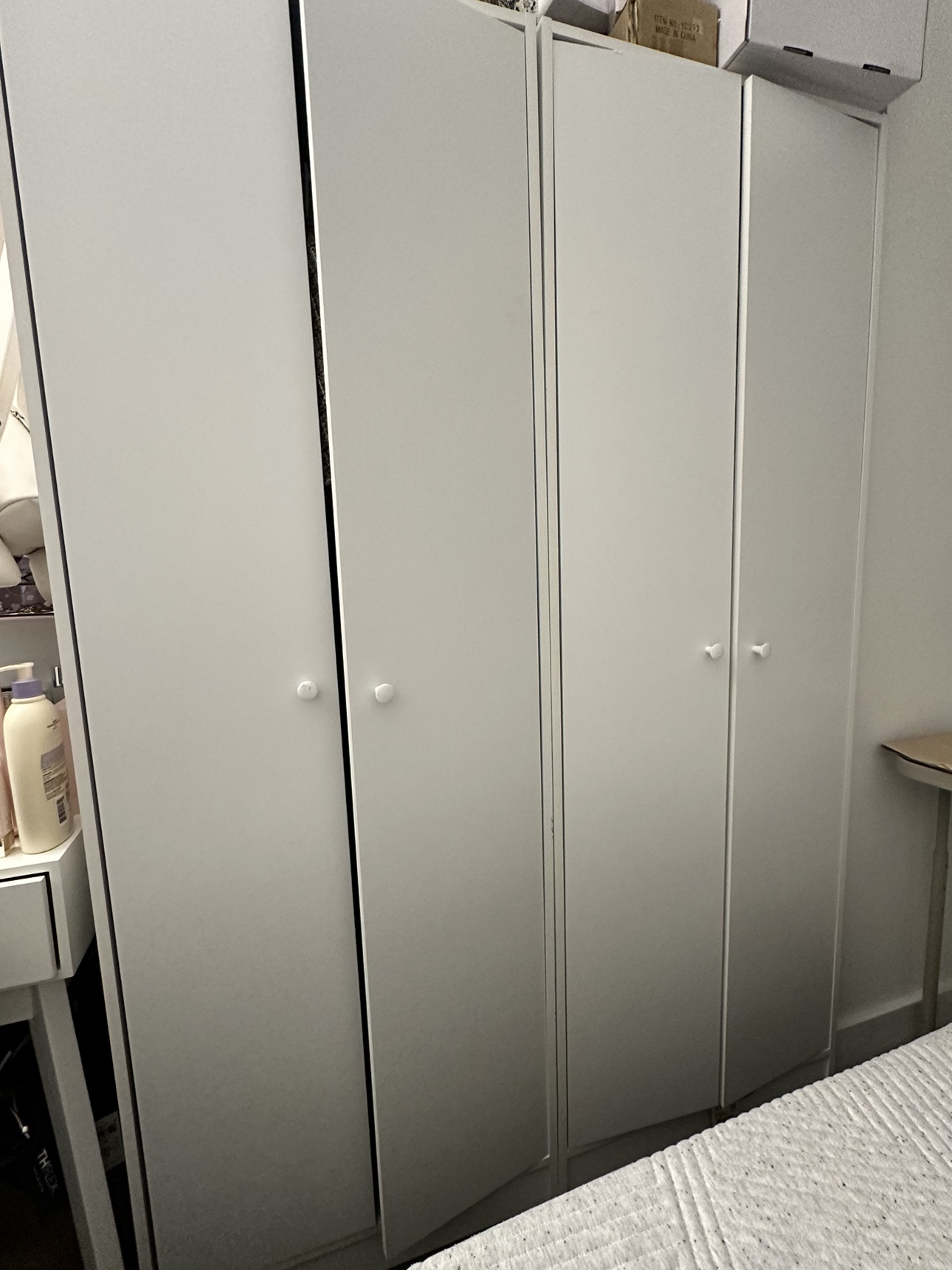 White closets