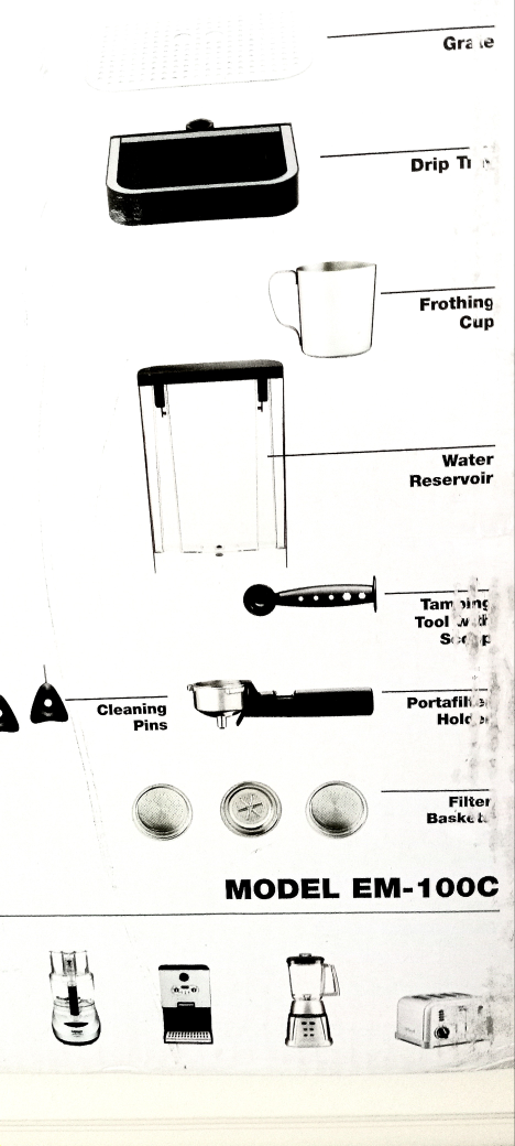 brand new CUISINART, Espresso, Cappuccino, late machine. $100 image indicator(8)