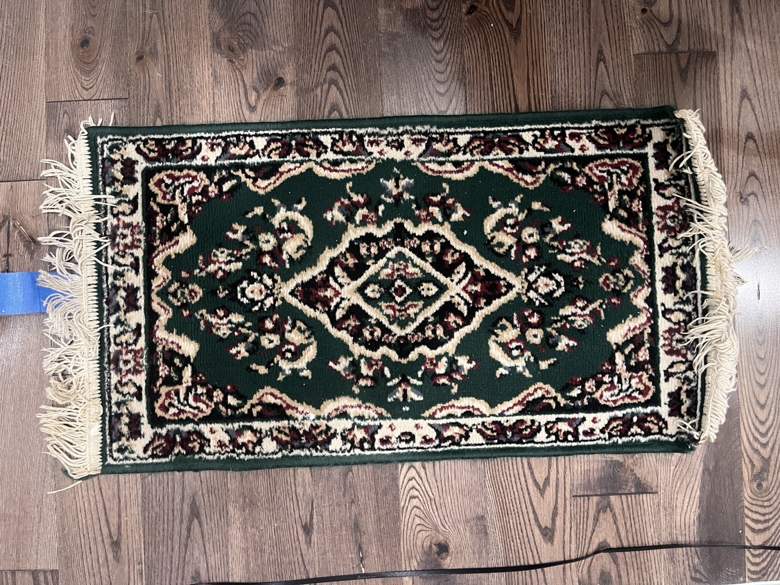 Small Green Oriental Carpet/Rug