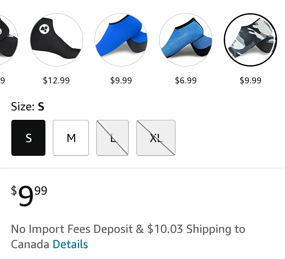 NEW!   Unisex Water Socks (MARKHAM E not BIRCHCLIFFE) image indicator(6)