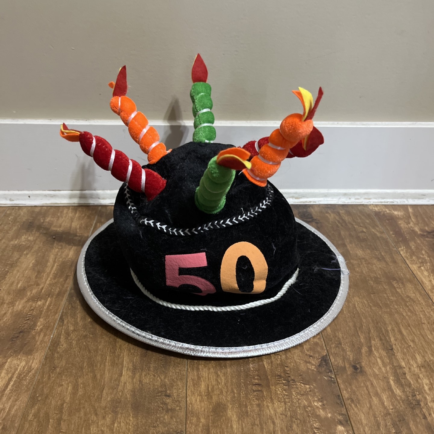 #freecycle 50th birthday hat thumbnail