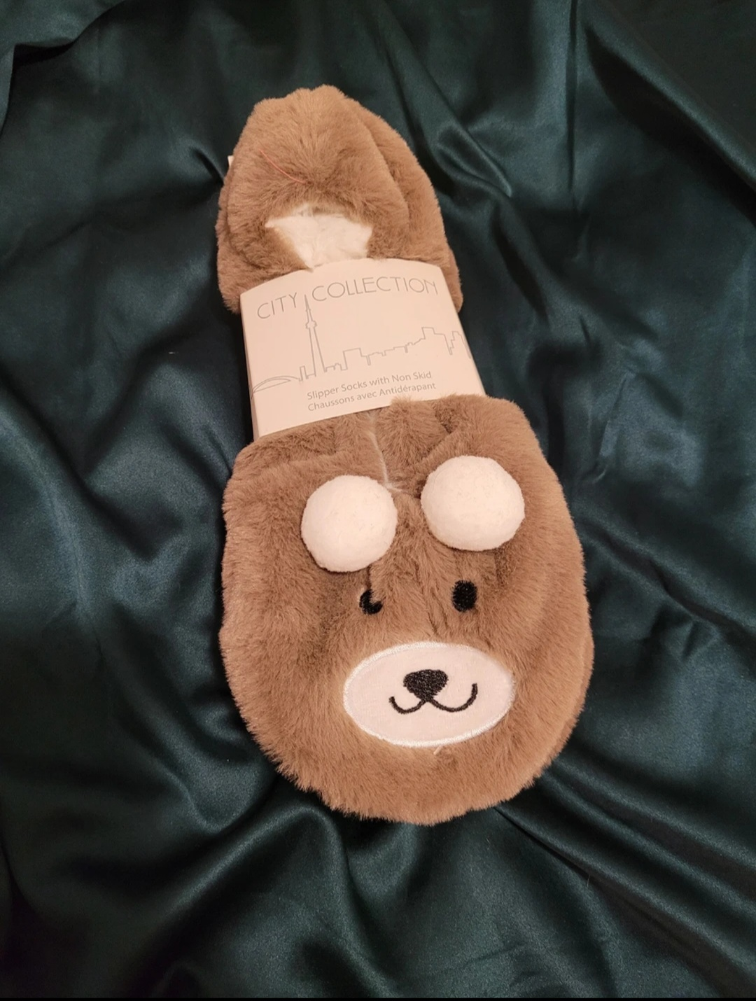 Teddy Bear Slippers #freecycle thumbnail