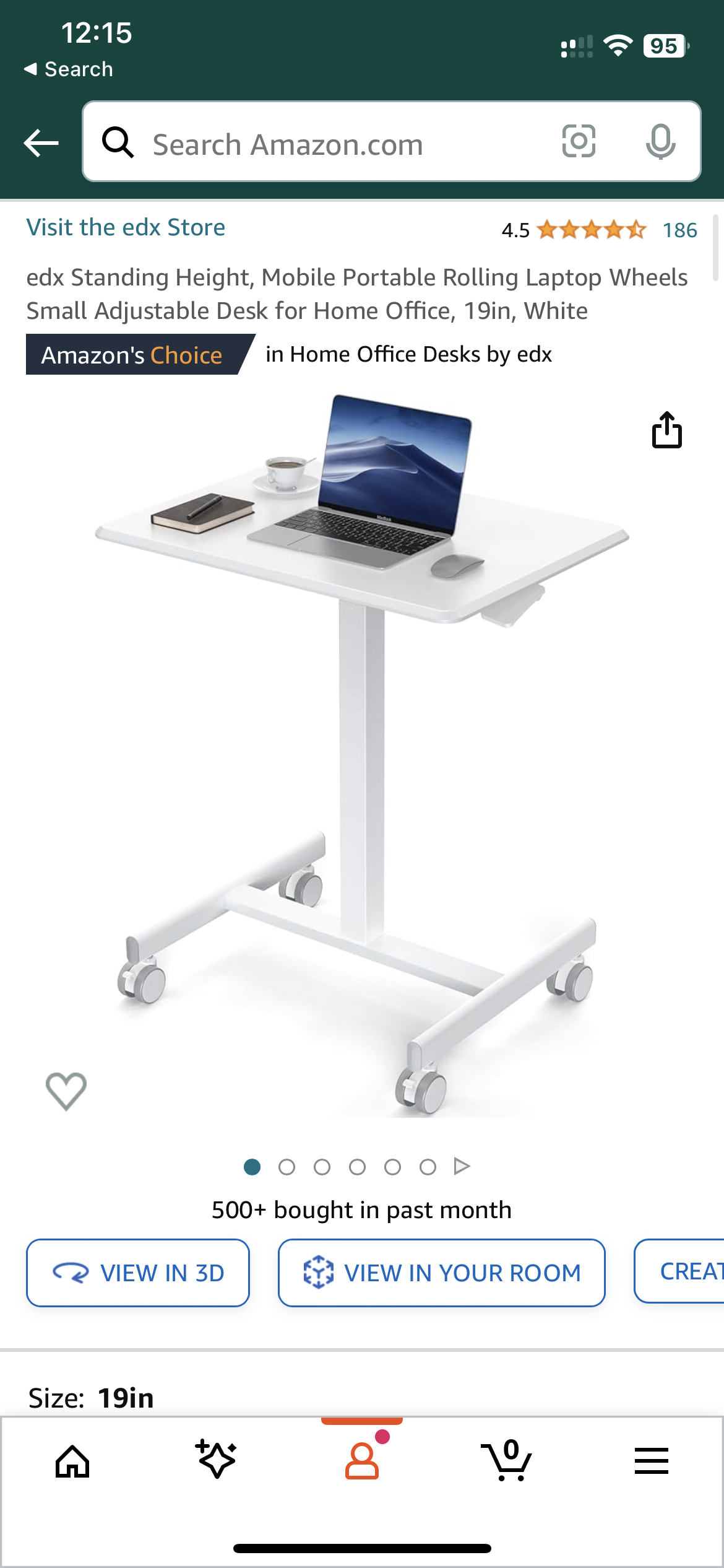 Ikea markus chair and small adjustable desk - photo 4