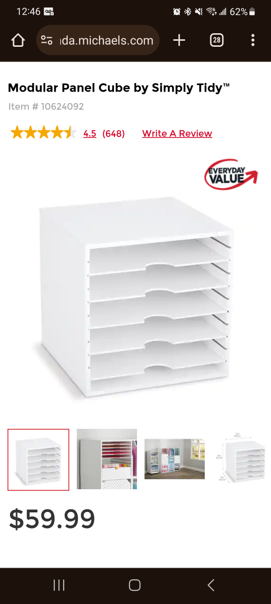 Michaels Craft Storage Cubes - 5 #sellingspree image indicator(7)