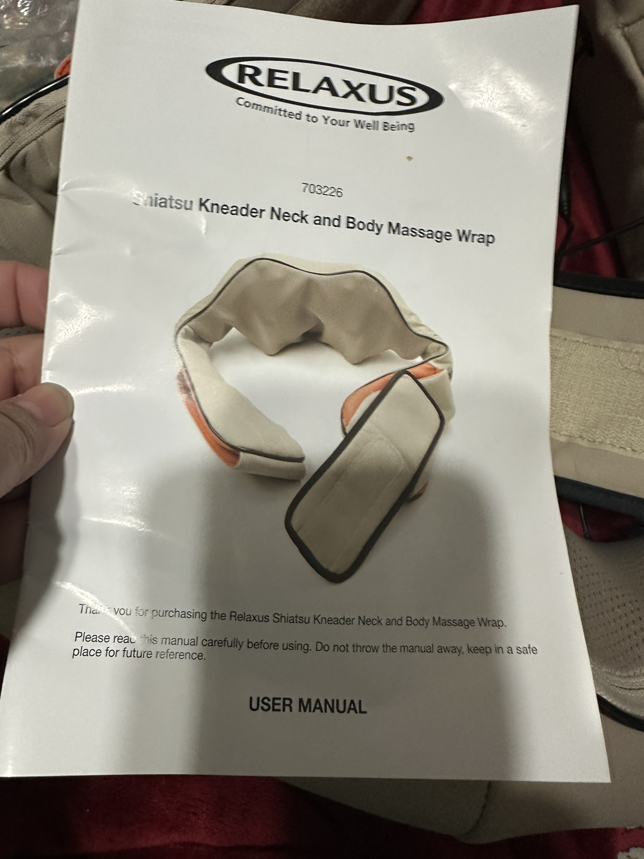 Neck and back massage machine - photo 2