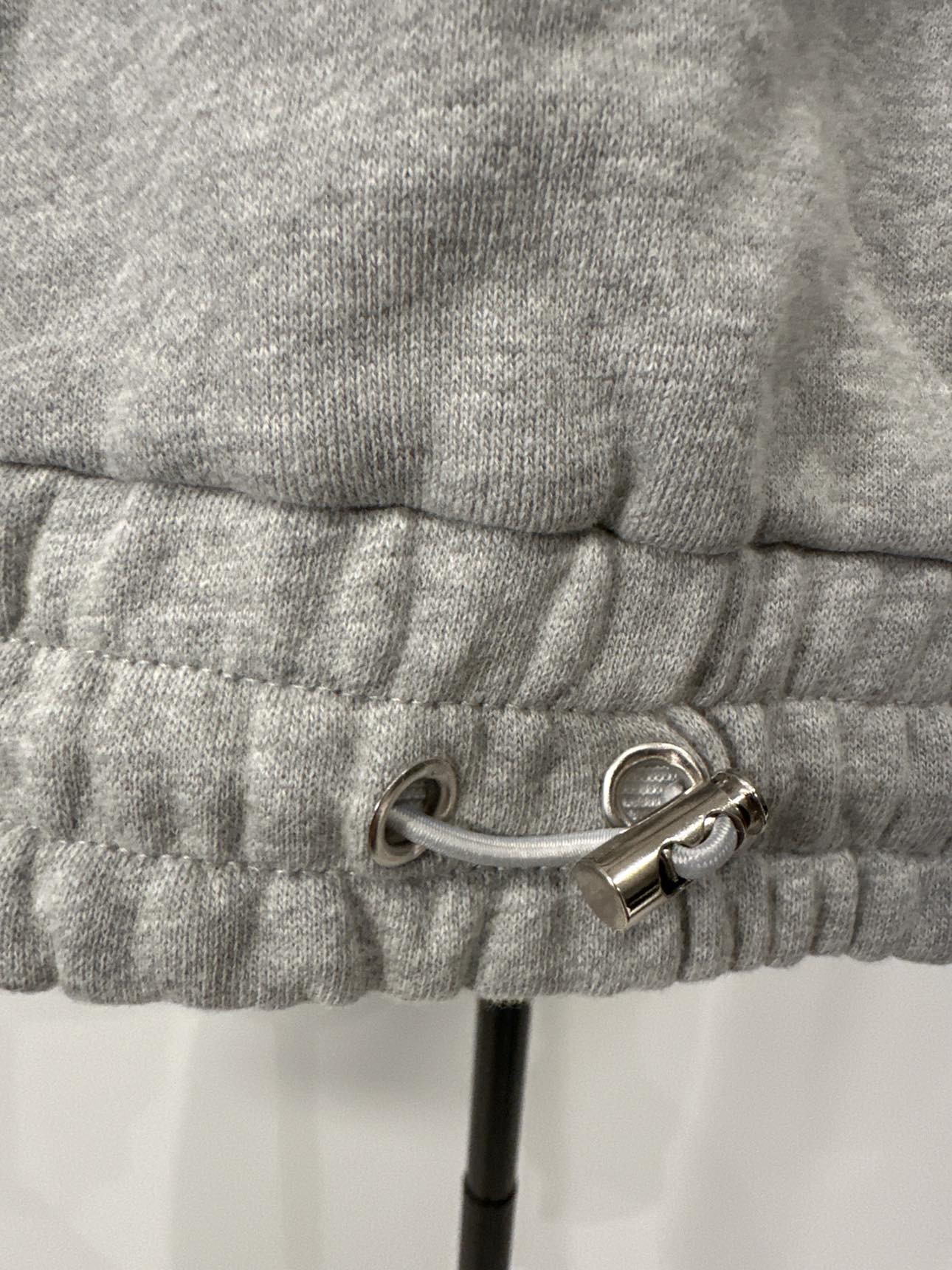 *NEW* Maniere De Voir Grey Marl Crop Sweater (6) - photo 3