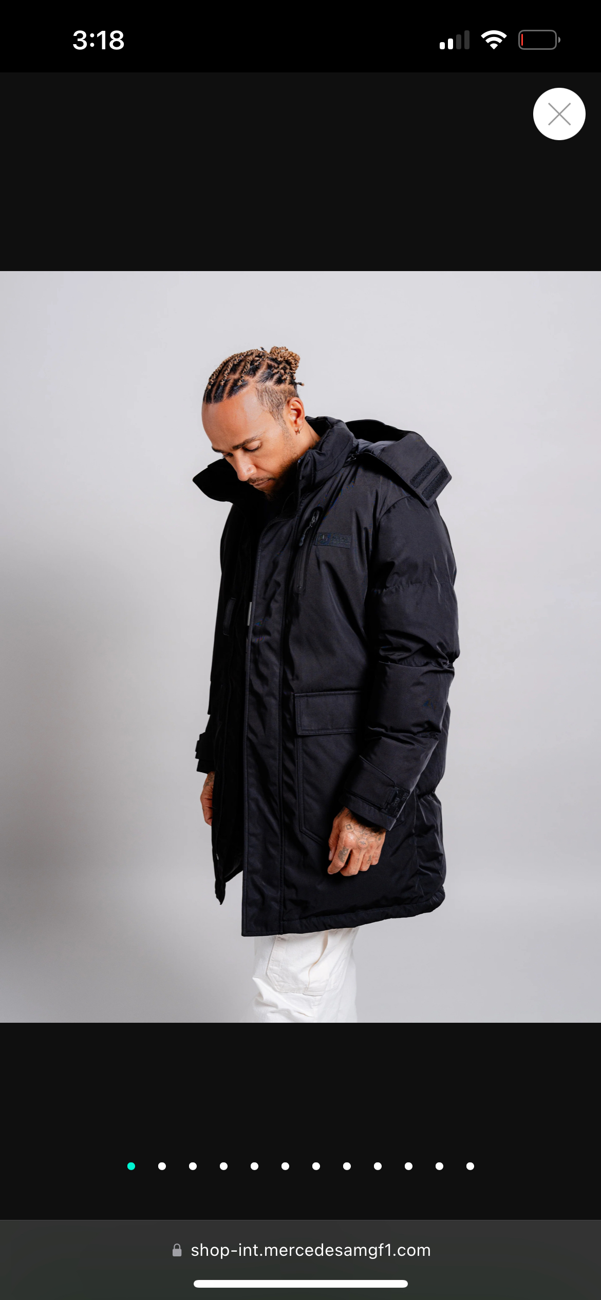 Mercedes AMG Petronas Men’s Ultimate Coat - large image indicator(9)