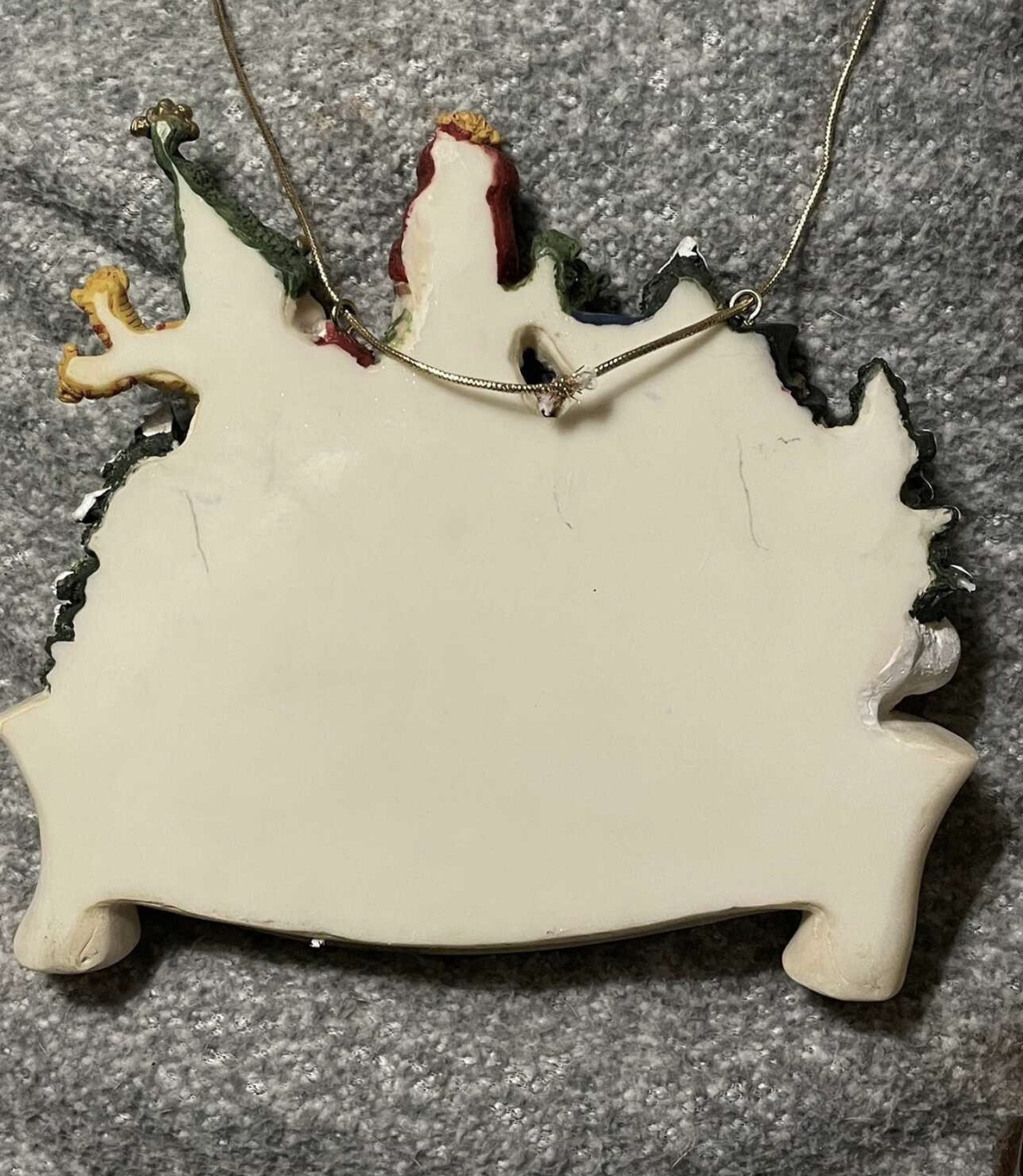 Hanging ceramic snowman family image indicator(3)