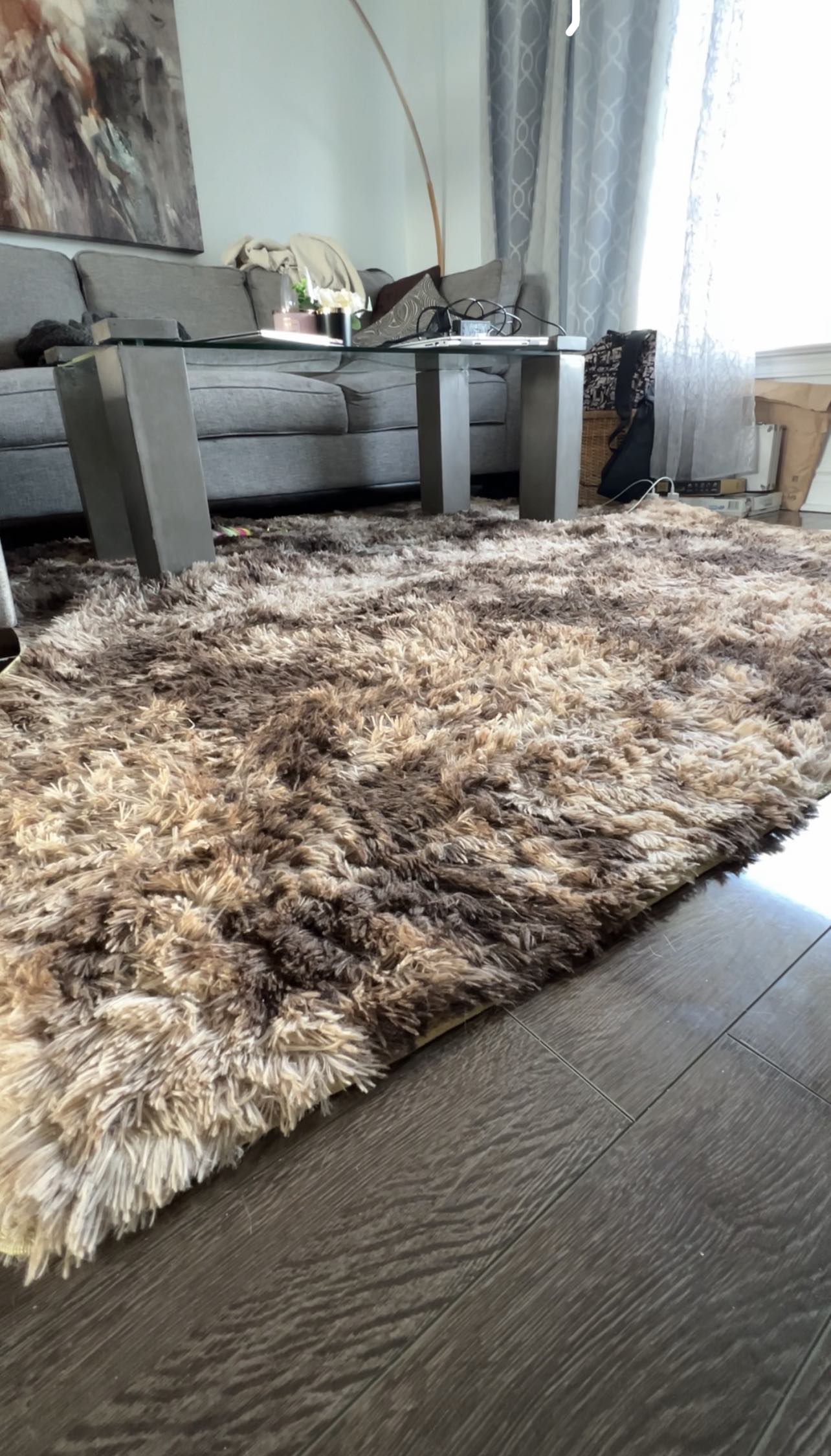 Fur area rug for sale thumbnail