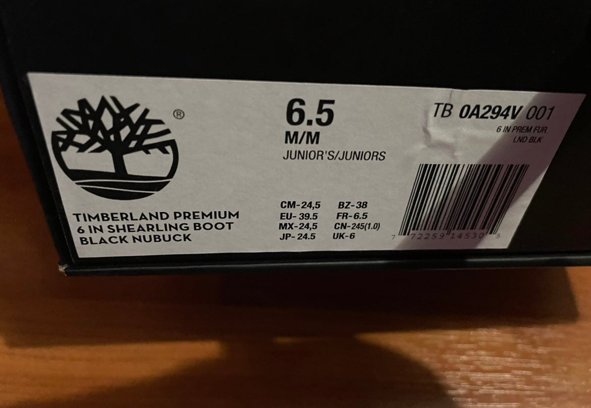 Timberlands juniors size 6.5 - photo 2