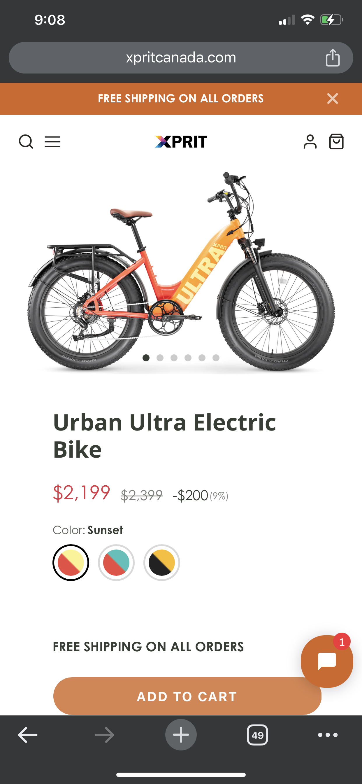 ⚡️NEW IN BOX! Urban Ultra Electric Bike🚲- $1,500