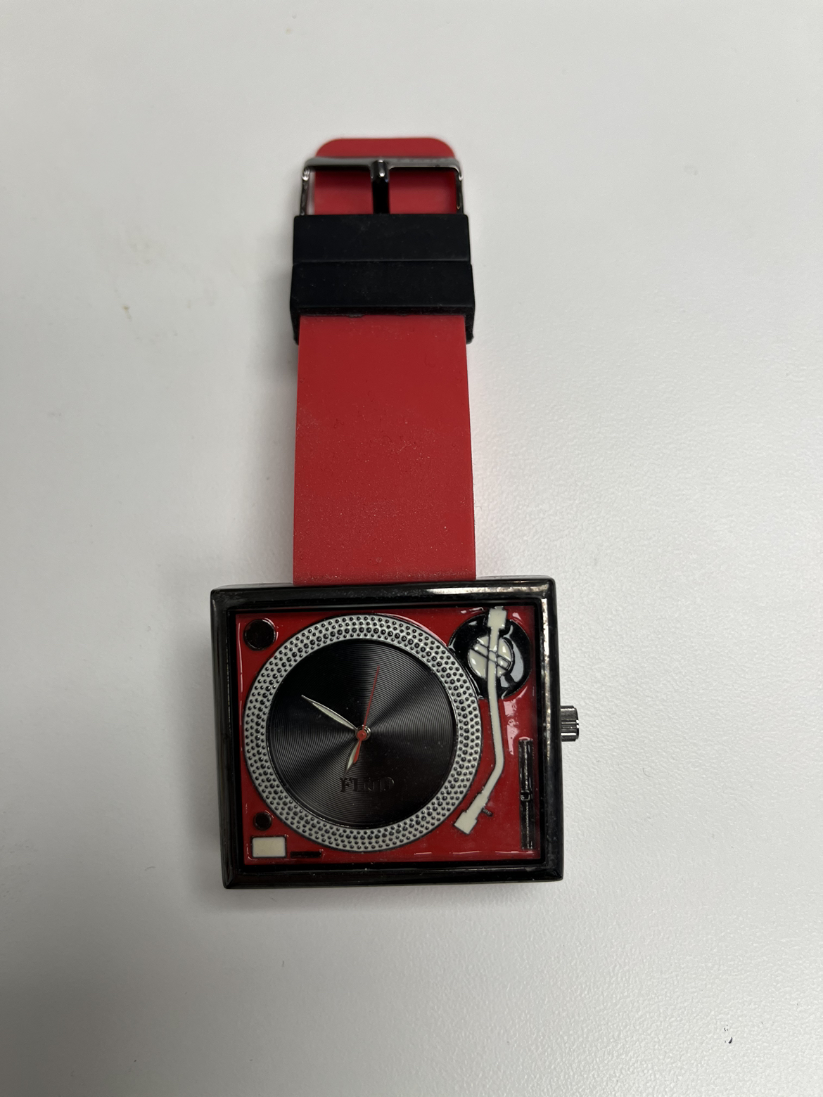 Flud Turntable Red Watch - Excellent Condition thumbnail
