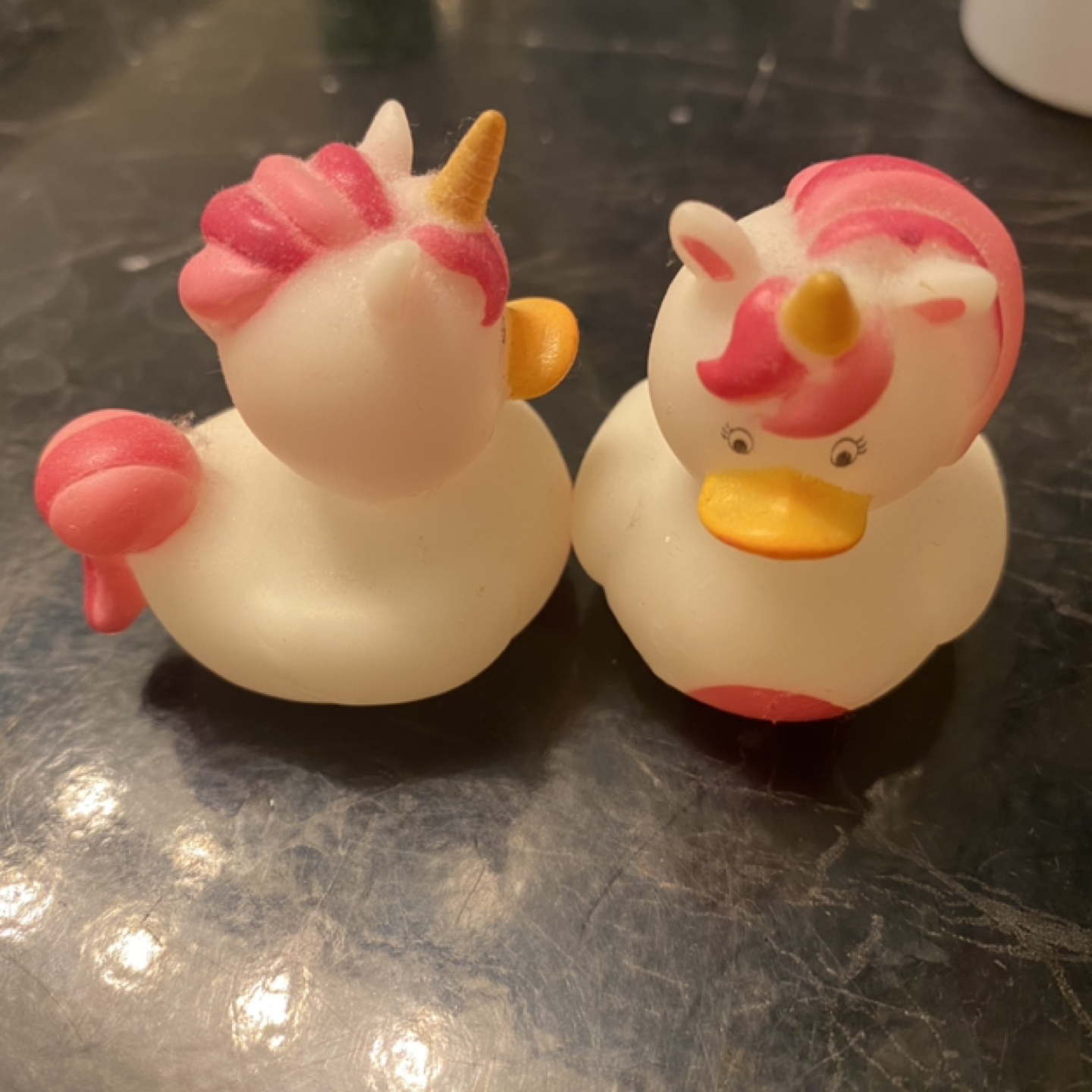#freecycle Unicorn Duck Pair w/ Vaguely Threatening Aura - photo 2