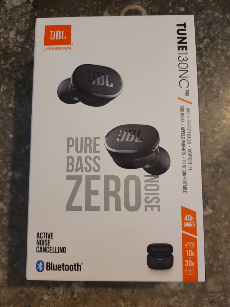 JBL by Harman TUNE 130NC wireless bluetooth earbuds - NEW thumbnail