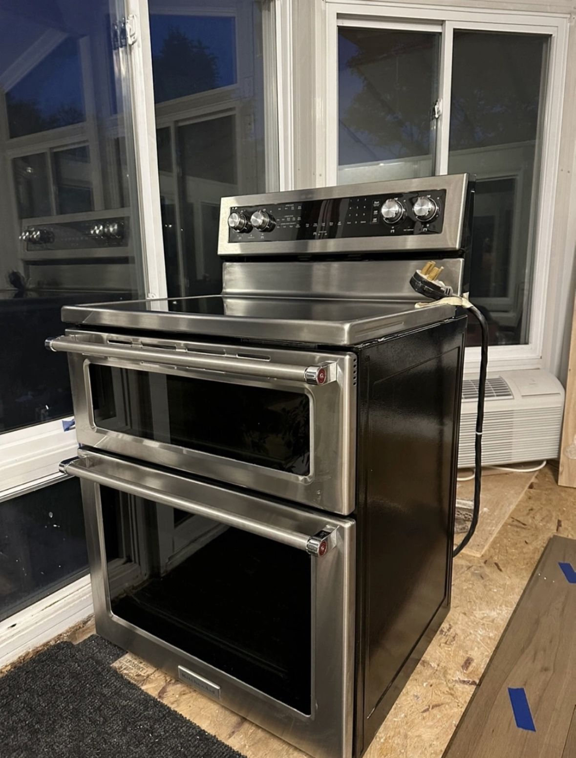 KitchenAid 30-inch Electric Double oven convection range