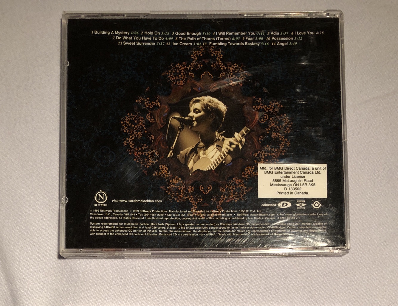 CD - Sarah McLachlan Mirrorball #freecycle image indicator(2)