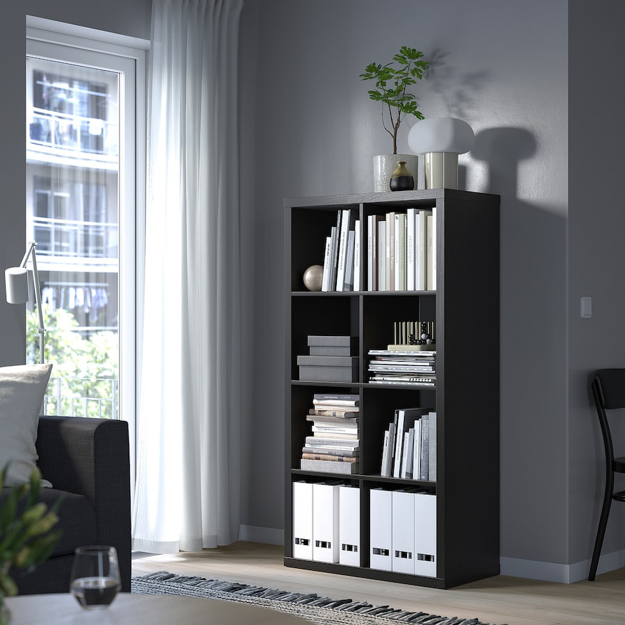 Black IKEA Kallax