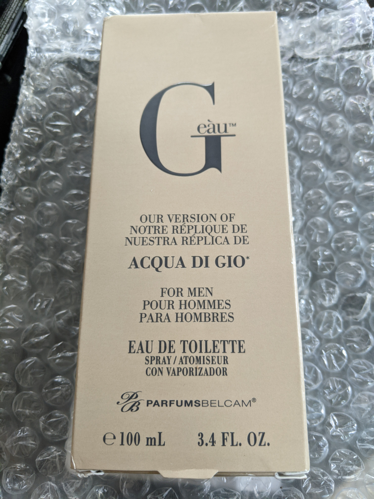 *ONE LEFT* 100ml G eàu - CLONE of Acqua Di Gio for men thumbnail