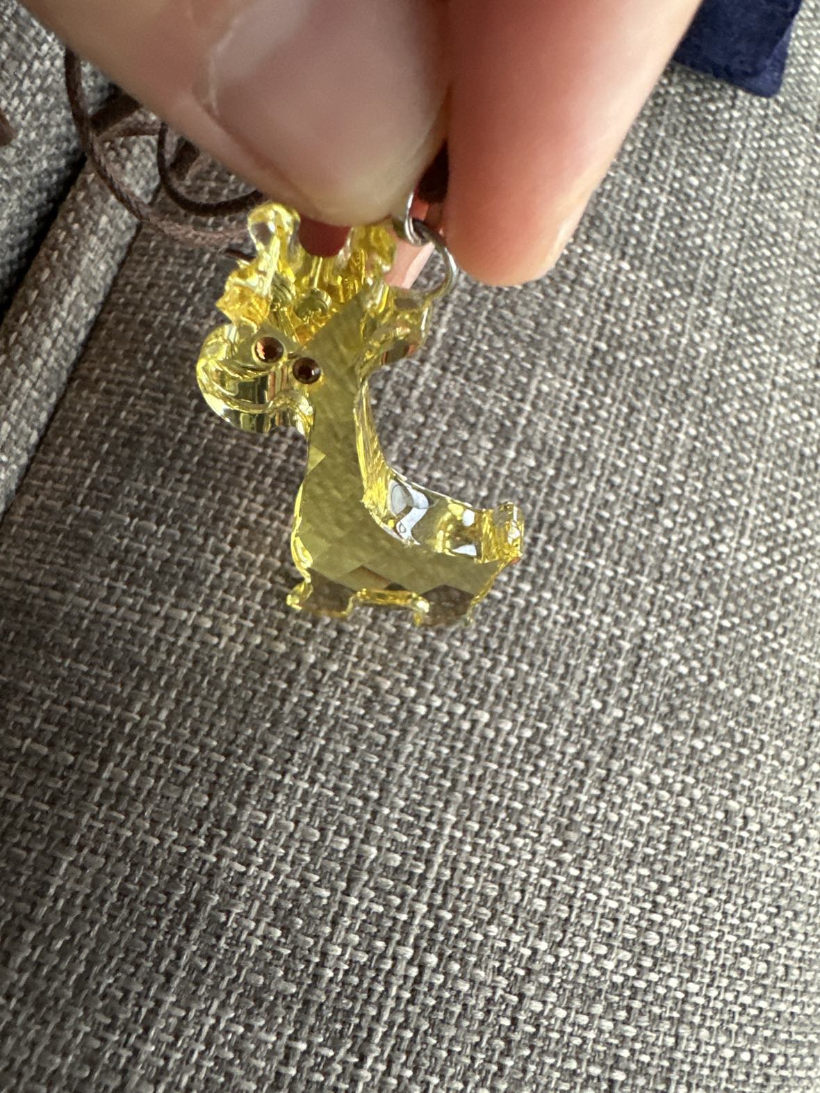 Swarovski Crystal Giraffe necklace image indicator(4)