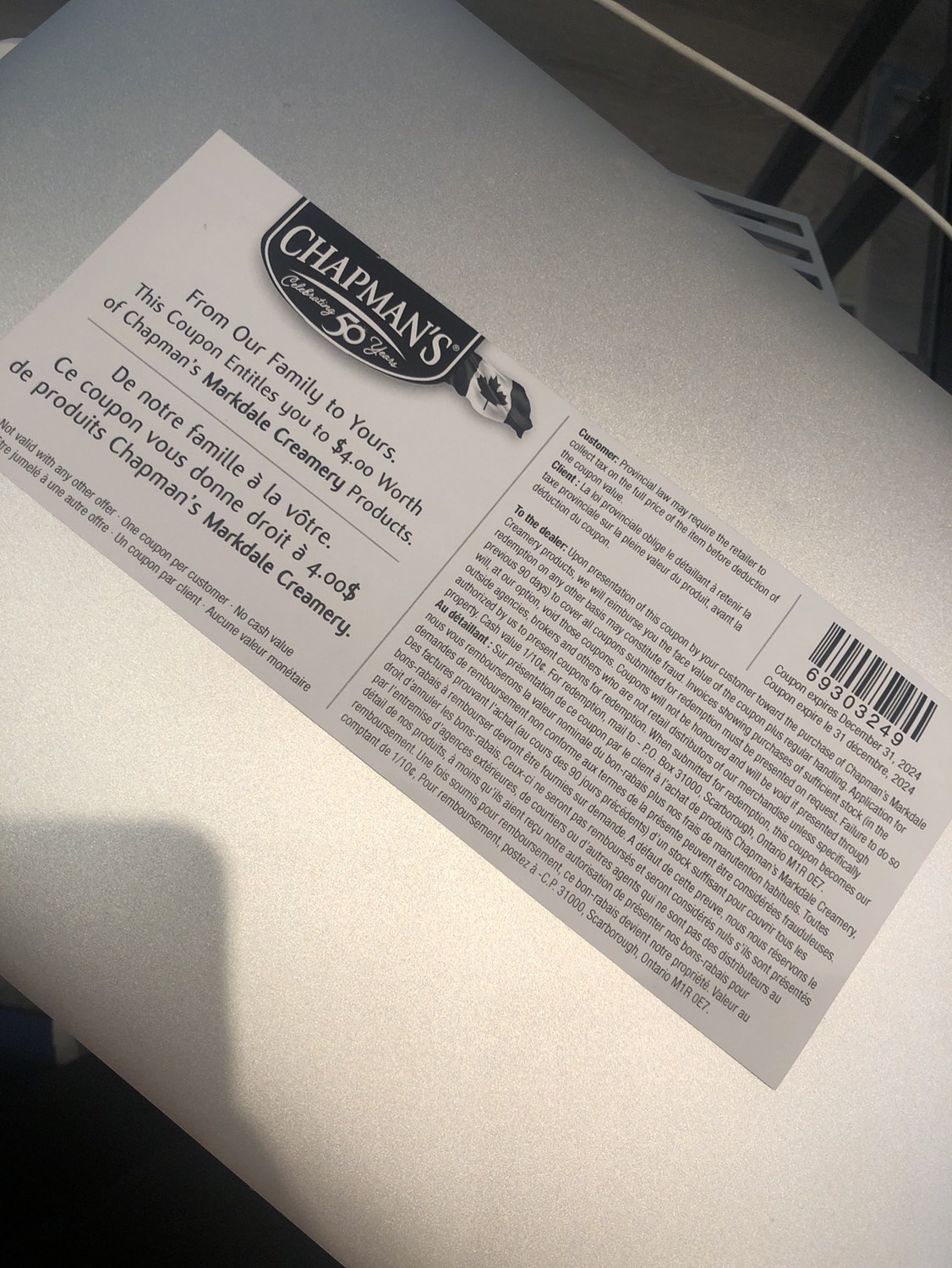 Free Chapman’s coupon 🎁 - photo 2