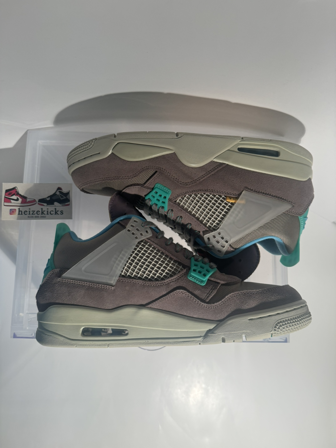 Jordan 4 Union Taupe Haze size 10.5 image indicator(6)
