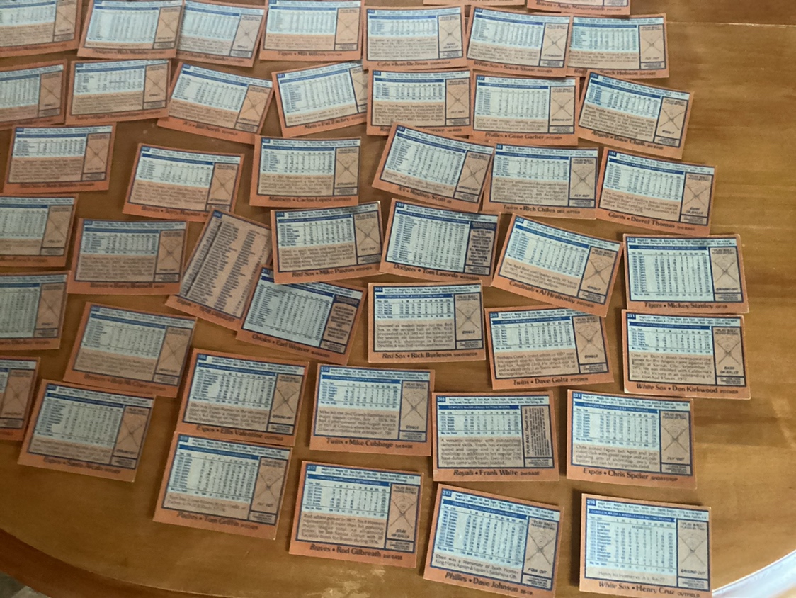 89 TOPPS 1978 MAJOR LEAGUE BASEBALL Trading Cards image indicator(10)